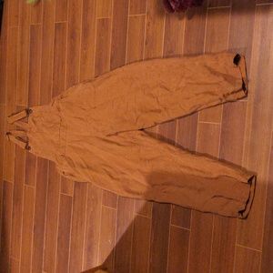 Aerie size M brown overalls